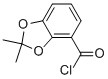 1,3-Benzodioxole-4-carbonyl chloride, 2,2-dimethyl- (9CI) Struktur