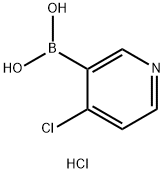 4-Chloropyridine-3-boronic acid , HCl Struktur
