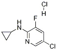5-Chloro-N-cyclopropyl-3-fluoropyridin-2-aMine hydrochloride Struktur