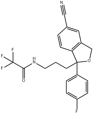 N-TRIFLUOROACETODIDEMETHYLCITALOPRAM, 1076199-47-7, 結(jié)構(gòu)式