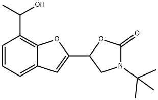 3-叔-丁基-5-[7-(羥基乙基)-2-苯并呋喃基]-2-惡唑烷酮, 1076199-70-6, 結(jié)構(gòu)式
