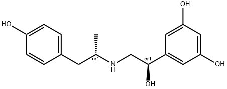 1,3-Benzenediol, 5-[1-hydroxy-2-[[2-(4-hydroxyphenyl)-1-methylethyl]amino]ethyl]-, (R*,S*)-(+-)-|1,3-Benzenediol, 5-[1-hydroxy-2-[[2-(4-hydroxyphenyl)-1-methylethyl]amino]ethyl]-, (R*,S*)-(+-)-