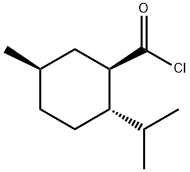 Cyclohexanecarbonyl chloride, 5-methyl-2-(1-methylethyl)-, (1R,2S,5R)- (9CI) Struktur