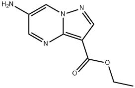 6-氨基吡唑[1,5-A]嘧啶-3-羧酸乙酯, 1083196-34-2, 結構式