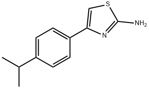 4-(4-異丙基苯)-噻唑-2-胺, 108481-92-1, 結構式