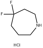 4,4-二氟氮雜環(huán)庚烷鹽酸鹽, 1094073-72-9, 結(jié)構(gòu)式