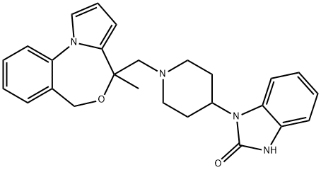 化合物 ZALDARIDE (FREE BASE), 109826-26-8, 結(jié)構(gòu)式