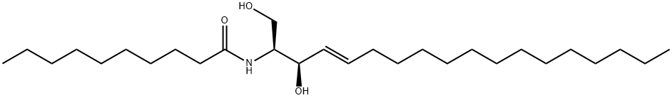 N-DECANOYL-D-ERYTHRO-SPHINGOSINE Struktur