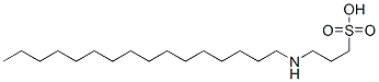 3-(Hexadecylamino)-1-propanesulfonic acid Struktur