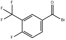 4-fluoro-3-(trifluoroMethyl)benzoyl broMide Struktur