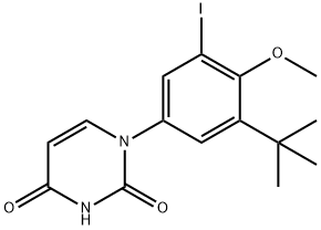 1-(3-叔丁基-5-碘-4-甲氧基苯基)嘧啶-2,4(1H,3H)-二酮