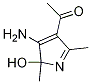 1-(3-aMino-2-hydroxy-2,5-diMethyl-2H-pyrrol-4-yl)-Ethanone Struktur