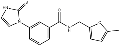 N-[(5-Methylfuran-2-yl)methyl]-3-(2-sulfanylidene-2,3-dihydro-1H-imidazol-1-yl)benzamide Struktur