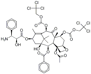 N-DES-T-BOC-10-DEACETYL-7,10-O-BIS{[(2,2,2-TRICHLOROETHYL)OXY]CARBONYL} DOCETAXEL