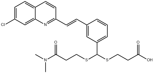 (E)-3-[[[3-[2-(7-CHLORO-2-QUINOLINYL)ETHENYL]PHENYL]-[[(3-DIMETHYLAMINO)-3-OXOPROPYL]THIO]METHYL]THIO]-PROPANOIC ACID, SODIUM SALT price.