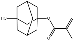 3-Hydroxy-1-adamantyl methacrylate Struktur