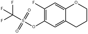 7-fluorochroMan-6-yl trifluoroMethanesulfonate Struktur