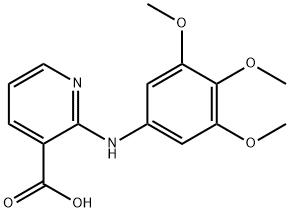 2-(3,4,5-Trimethoxy-phenylamino)-nicotinic acid Struktur