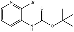 (2-溴-3-吡啶基)氨基甲酸叔丁酯 結(jié)構(gòu)式