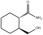 Cyclohexanecarboxamide, 2-(hydroxymethyl)-, (1S-trans)- (9CI) Structure