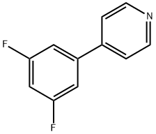 Pyridine, 4-(3,5-difluorophenyl)- Struktur