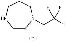 1-(2,2,2-三氟乙基)-1,4-二氮雜卓二鹽酸鹽 結(jié)構(gòu)式