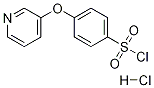 4-(3-Pyridyloxy)benzenesulfonyl chloride hydrochloride, 97% Struktur