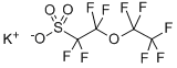 POTASSIUM PERFLUORO(2-ETHOXYETHANE)SULFONATE, 117205-07-9, 結(jié)構(gòu)式