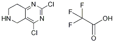 2,4-dichloro-5,6,7,8-tetrahydropyrido[4,3-d]pyrimidine TFA Struktur