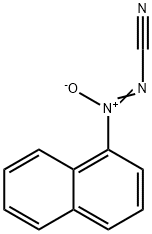 2-(1-Naphtyl)diazenecarbonitrile 2-oxide Structure