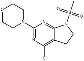 4-(4-氯-7-(甲磺?；?-6,7-二氫-5H-吡咯并[2,3-D]嘧啶-2-基)嗎啉