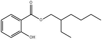 サリチル酸2-エチルヘキシル 化學(xué)構(gòu)造式