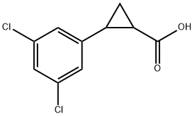 1-(2-Carboxycycloprop-1-yl)-3,5-dichlorobenzene, 1-Carboxy-2-(3,5-dichlorophenyl)cyclopropane|2-(3,5-二氯苯基)環(huán)丙烷-1-羧酸