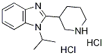 1-Isopropyl-2-piperidin-3-yl-1H-benzoimidazoledihydrochloride Struktur