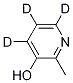 3-Hydroxy-2-Methylpyridine-d3 Struktur