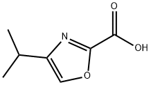 4-Isopropyl-2-oxazolecarboxylic Acid Struktur