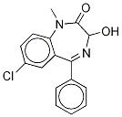 Temazepam-13C,d3 Struktur