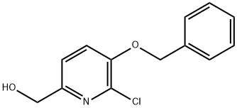(5-(benzyloxy)-6-chloropyridin-2-yl)methanol Struktur