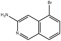 5-Bromoisoquinolin-3-amine Struktur