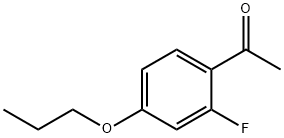 2'-FLUORO-4'-PROPOXYACETOPHENONE Struktur