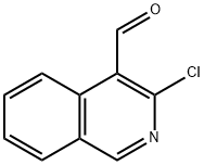 3-Chloroisoquinoline-4-carbaldehyde Struktur