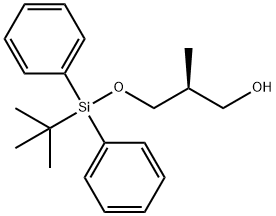 (2S)-3-{[tert-Butyl(diphenyl)silyl]oxy}-2-methyl-1-propanol Struktur