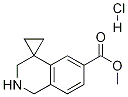 Methyl 2',3'-dihydro-1'H-spiro[cyclopropane-1,4'-isoquinoline]-6'-carboxylate hydrochloride Struktur