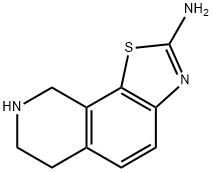 Thiazolo[4,5-h]isoquinolin-2-amine, 6,7,8,9-tetrahydro- (9CI) Struktur