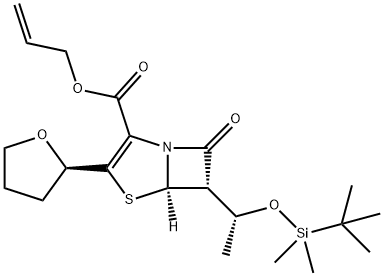 (5R,6S)-6-[(1R)-1-[[(1,1-Dimethylethyl)dimethylsilyl]oxy]ethyl]-7-oxo-3-[(2R)-tetrahydro-2-furanyl]-4-thia-1-azabicyclo[3.2.0]hept-2-ene-2-carboxylic acid 2-propenyl ester
