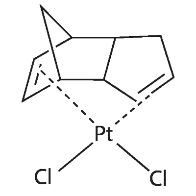二氯（二環(huán)戊二烯）鉑 結(jié)構(gòu)式