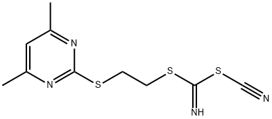 [(4,6-DIMETHYLPYRIMIDIN-2-YLTHIO)METHYL] METHYLCYANOCARBONIMIDODITHIOATE|[(4,6-DIMETHYLPYRIMIDIN-2-YLTHIO)METHYL] METHYLCYANOCARBONIMIDODITHIOATE