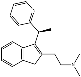 (S)-(+)-DIMETHINDENE MALEATE Struktur