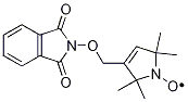 3-[[(1,3-Dihydro-1,3-dioxo-2H-isoindol-2-yl)oxy]Methyl]-2,5-dihydro-2,2,5,5-tetraMethyl-1H-pyrrol-1-yloxy, 1214132-79-2, 結構式