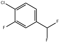 1-Chloro-4-(difluoromethyl)-2-fluorobenzene Struktur